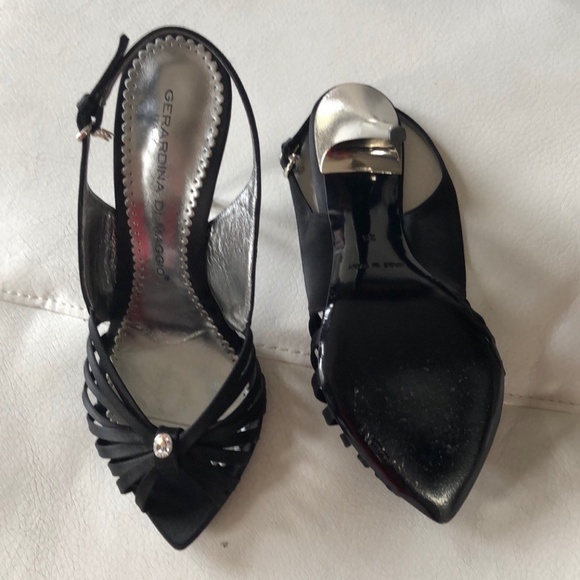 Black High Heel w/ Crystal - Geraldine Di Maggio - Picture 2 of 3
